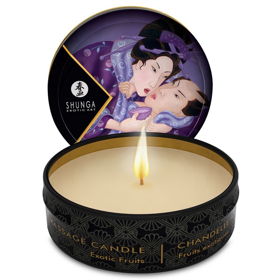 SHUNGA - MINI CARESS BY CANDELIGHT CANDELA DA MASSAGGIO AI FRUTTI ESOTICI 30 ML