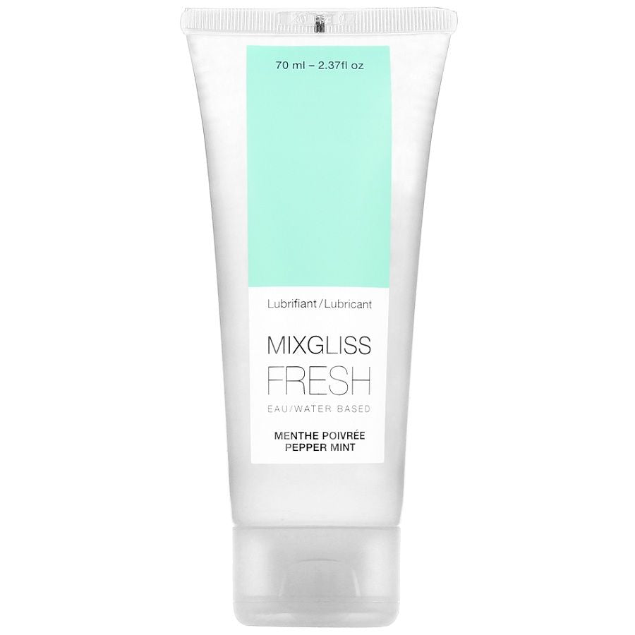 MIXGLISS - LUBRICANTE A BASE DE AGUA EFECTO SABOR MENTA FRÍA 70 ML