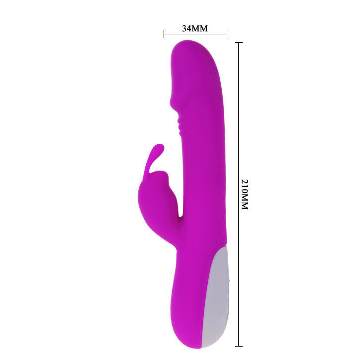 PRETTY LOVE - VIBRATORE ROBERT CON STIMOLATORE CLITORIDEO