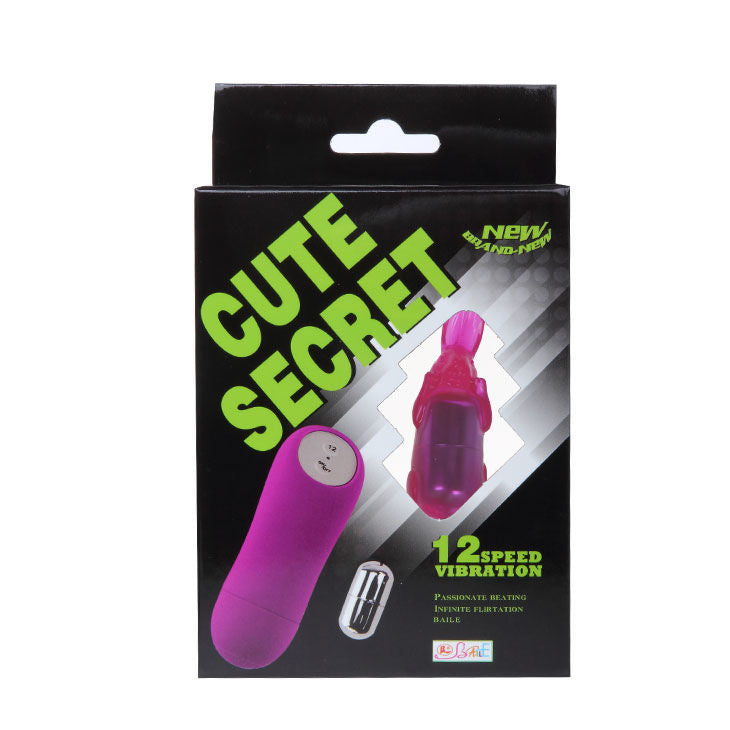 BAILE - VIBRADOR CUTE SECRET BUNNY DE 12 VELOCIDADES