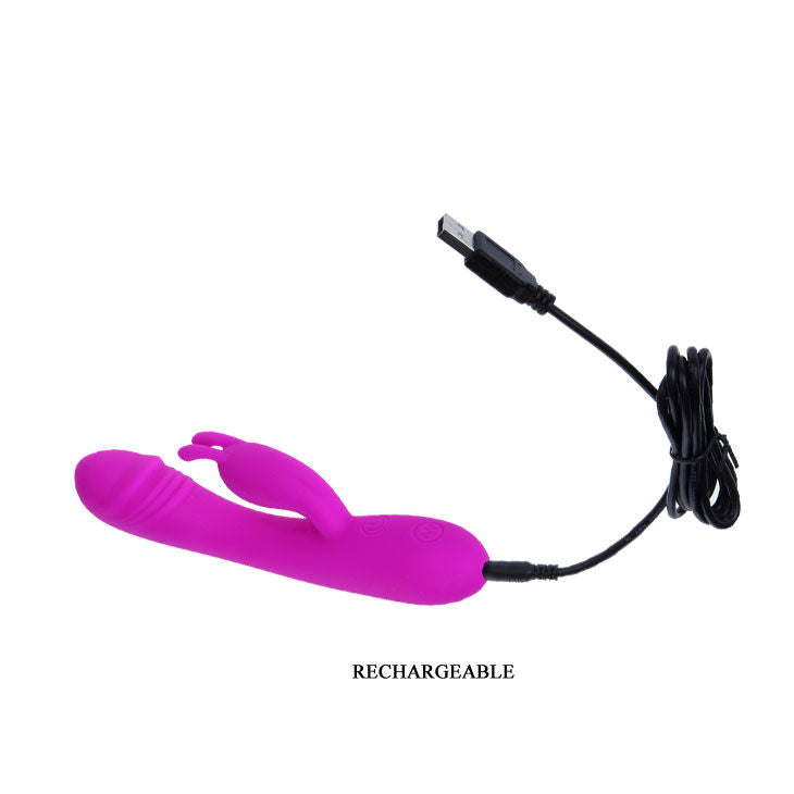 PRETTY LOVE - VIBRATORE INTELLIGENTE CON CONIGLIO 30 MODALITÀ HUNTER