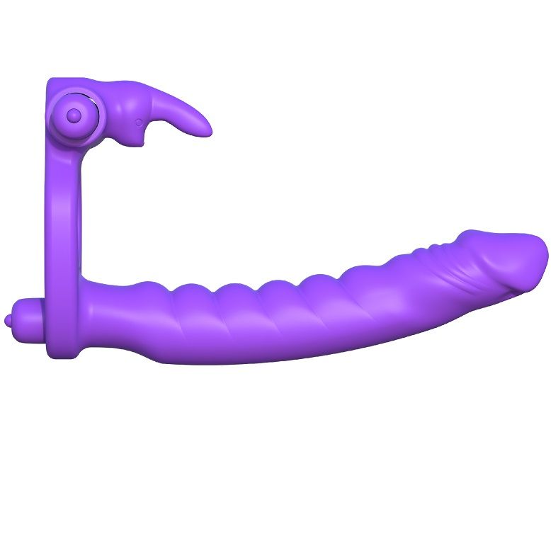 FANTASY C-RINGZ - DOPPIO VIBRATORE IN SILICONE CONIGLIO