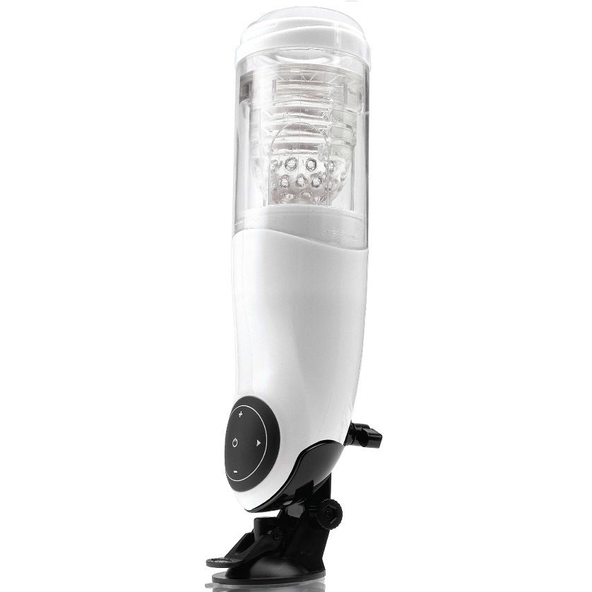 EXTREME TOYZ - PDX MEGA BATOR USB MASTURBATORE MASCHILE VAGINA BIANCO