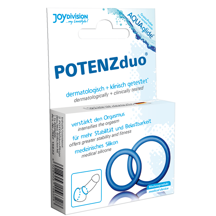 JOYDIVISION POTENZDUO - ANELLI BLU - XL