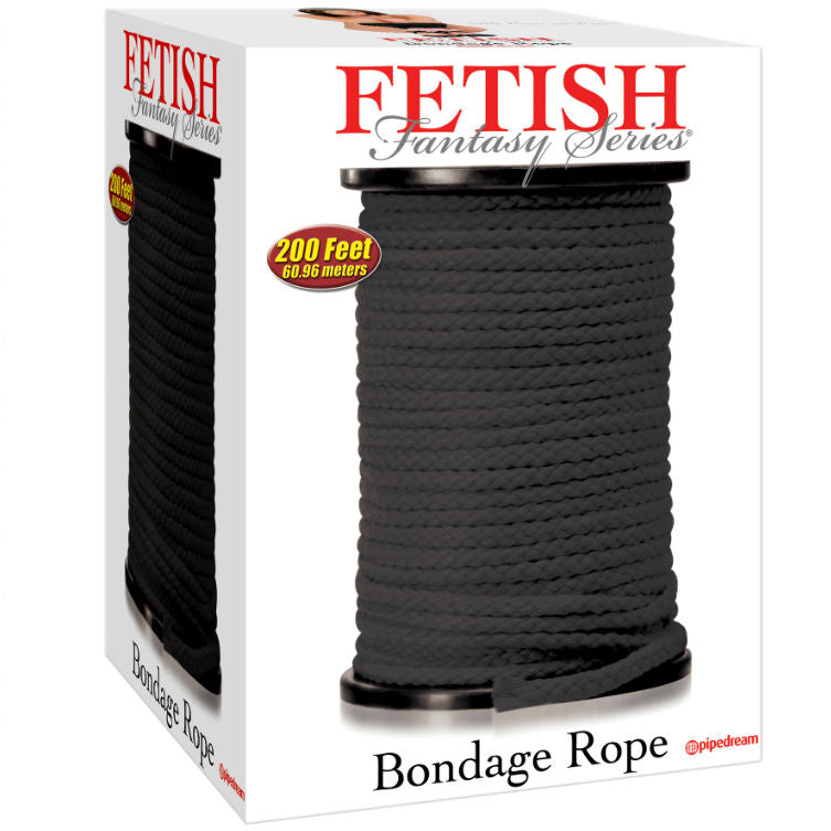 SERIE FETISH FANTASY - CORDA BONDAGE SERIE NERA 60,96 METRI