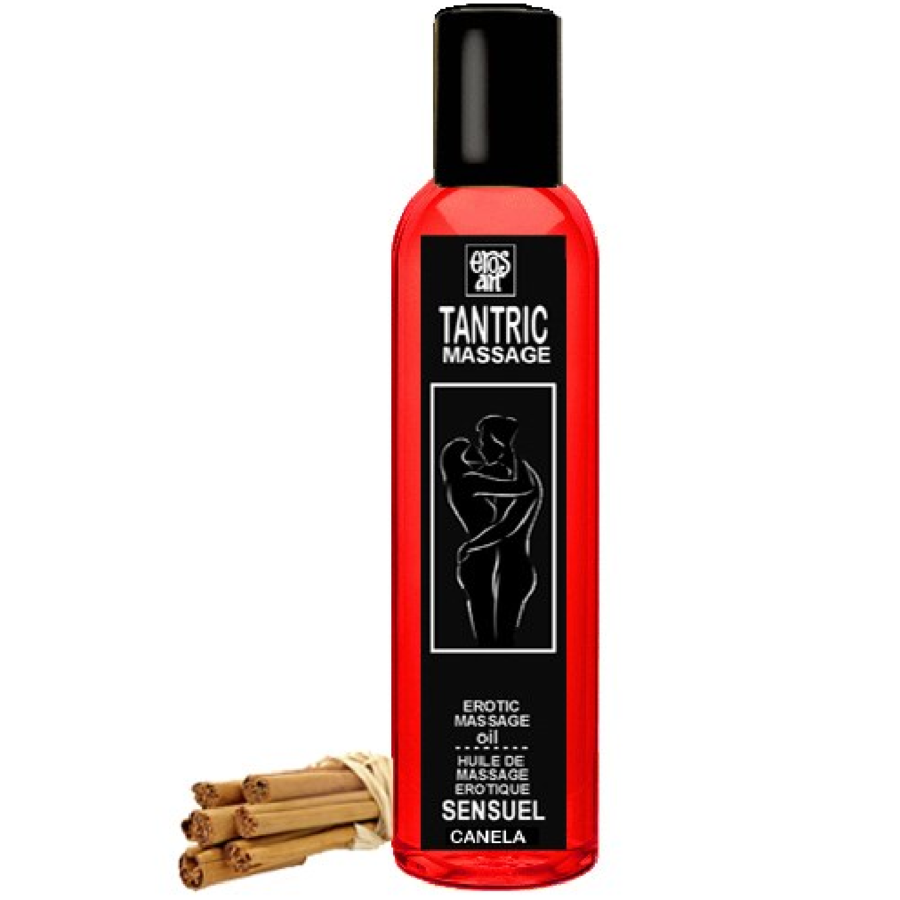 EROS-ART - OLIO DA MASSAGGIO TANTRICO NATURALE E AFRODISIACO ALLA CANNELLA 30 ML