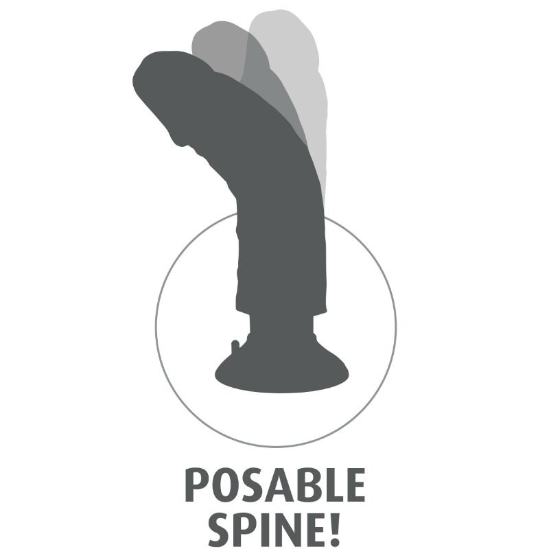 KING COCK - PENE VIBRADOR DE 15,24 CM COLOR CARNE