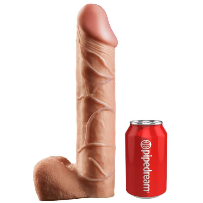 KING COCK - SISTEMA DE TIRANTES CON ARNES HUECO DE 30,5 CM - COLOR CARNE