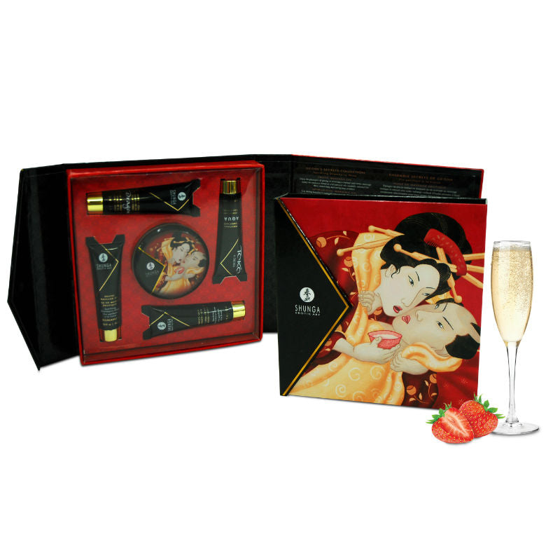 SHUNGA - KIT SECRETO DE FRESAS Y CAVA GEISHA