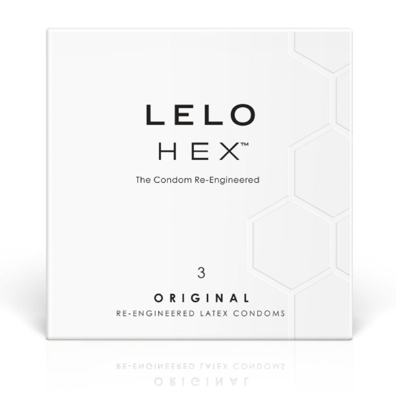 LELO - SCATOLA DI PRESERVATIVI HEX 3 UNITÀ