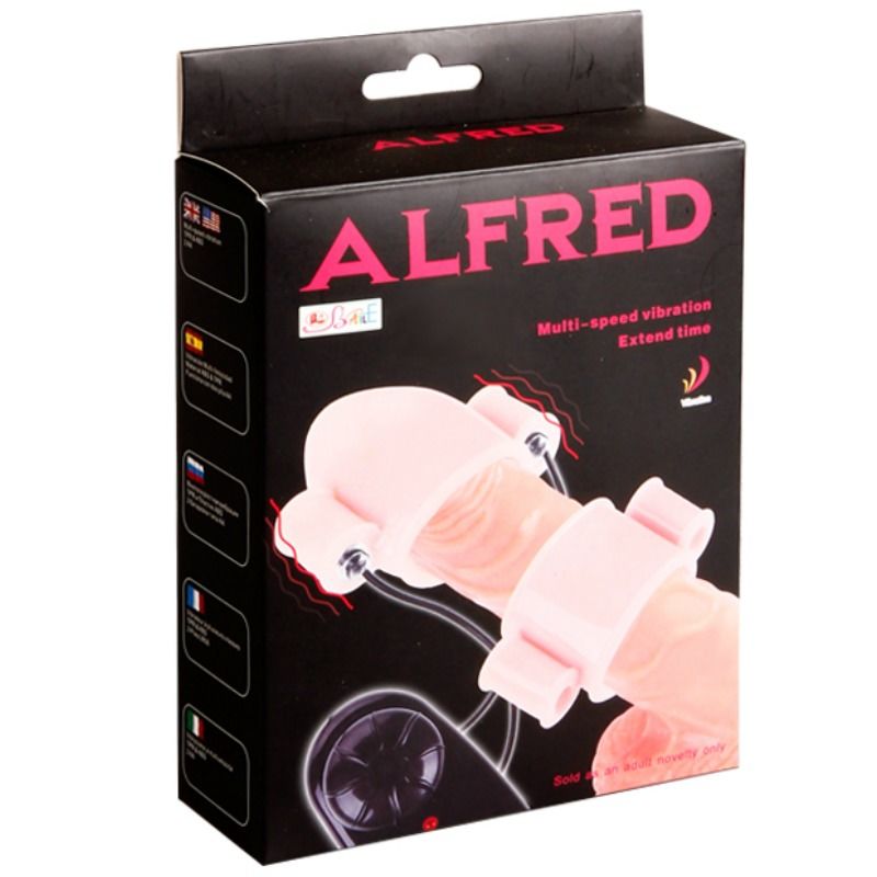 BAILE - CUBIERTAS PARA VIBRADOR DE PENE ALFRED CON CONTROL
