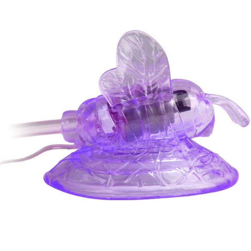 BAILE - VIBRADOR DE MARIPOSA PARA ESTIMULACIÓN DE CLÍTORIS LILA