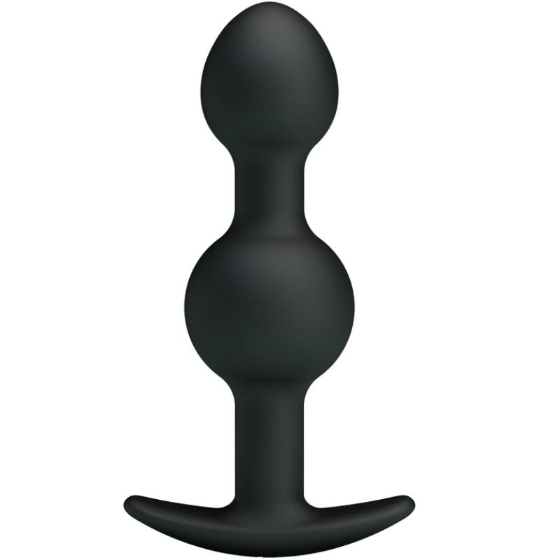 PRETTY LOVE - PALLINE ANALI IN SILICONE PER LA STIMOLAZIONE SPECIALE 10,3 CM NERE