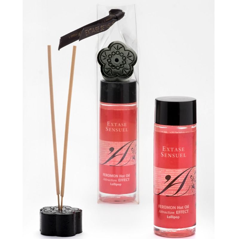 EXTASE SENSUAL - OLIO DA MASSAGGIO EFFETTO CALORE CON FEROMONI PIRULET 100 ML