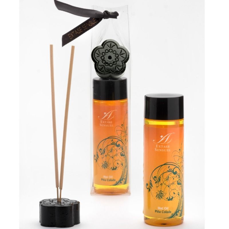 EXTASE SENSUAL - ACEITE ESTIMULANTE DE CALOR DE PIÑA COLADA 100 ML