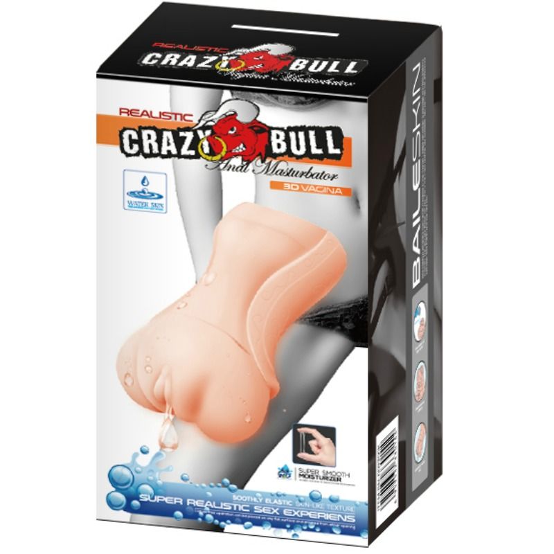 CRAZY BULL - MASTURBADOR DE VAGINA CON PIEL DE AGUA