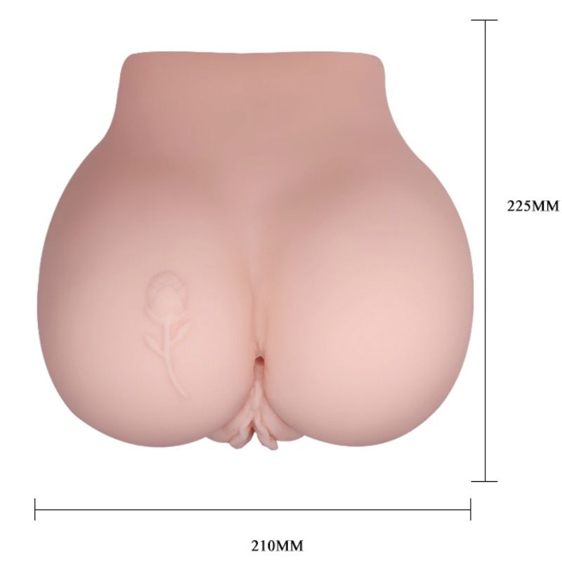CRAZY BULL - VAGINA E ANO CON TATUAGGIO REALISTICO CON VIBRAZIONE