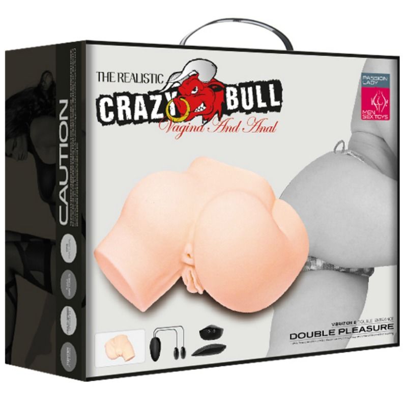 TORO PAZZO - SEDERE CON VAGINA E ANO REALISTICI E VIBRAZIONE