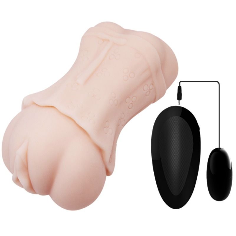 CRAZY BULL - MASTURBADOR VAGINALE CON PELLE D'ACQUA E PROIETTILE VIBRANTE 2