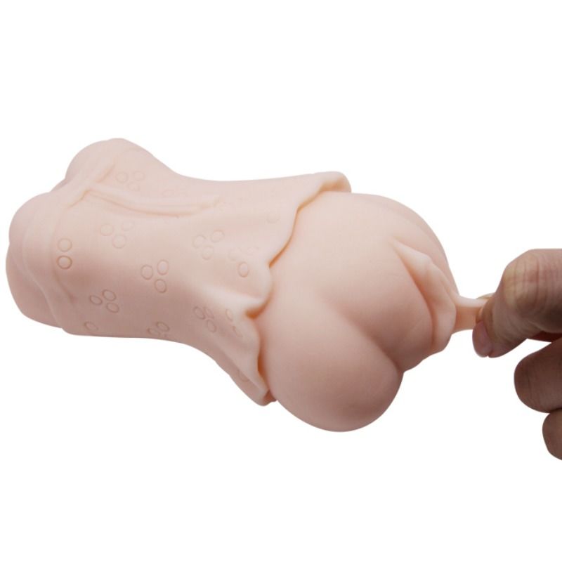CRAZY BULL - MASTURBADOR VAGINALE CON PELLE D'ACQUA E PROIETTILE VIBRANTE 2