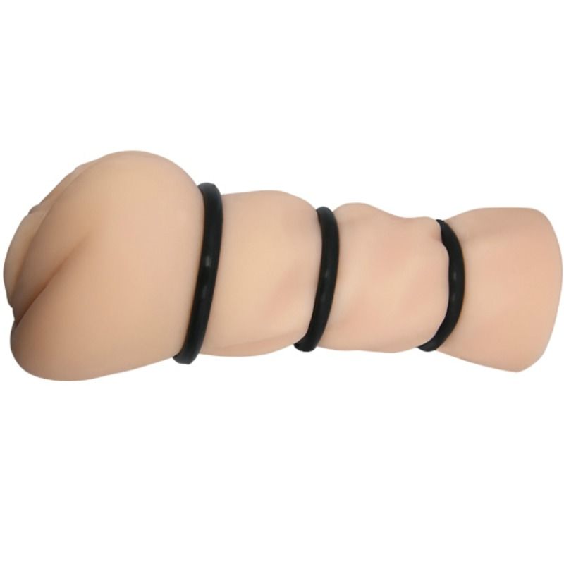 CRAZY BULL - MASTURBATORE VAGINALE CON ANELLI