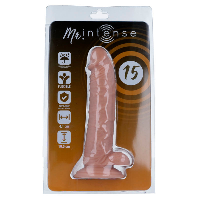 MR INTENSE - 15 CAZZI REALISTICI 19,5 CM -O- 4,1 CM