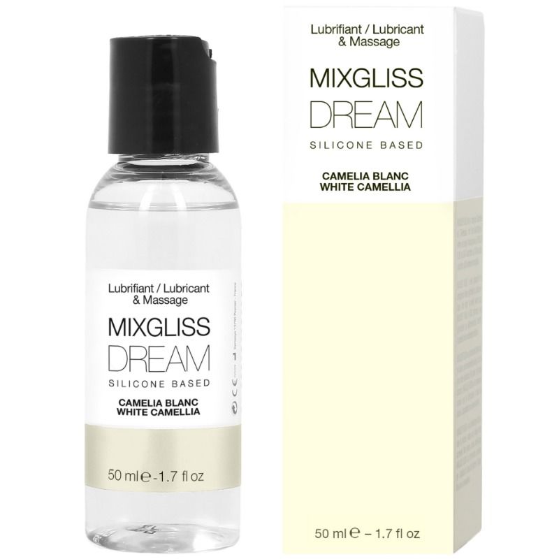 MIXGLISS - LUBRICANTE DE SILICONA DREAM WHITE CAMELIA 50 ML