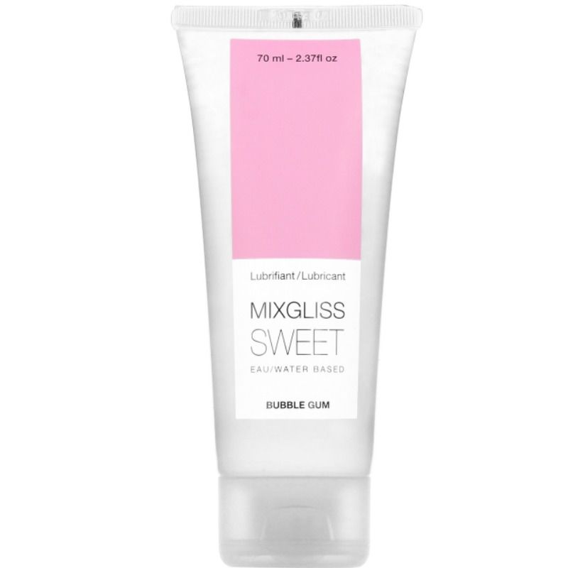 MIXGLISS - LUBRICANTE A BASE DE AGUA SABOR A CHICLE 70 ML