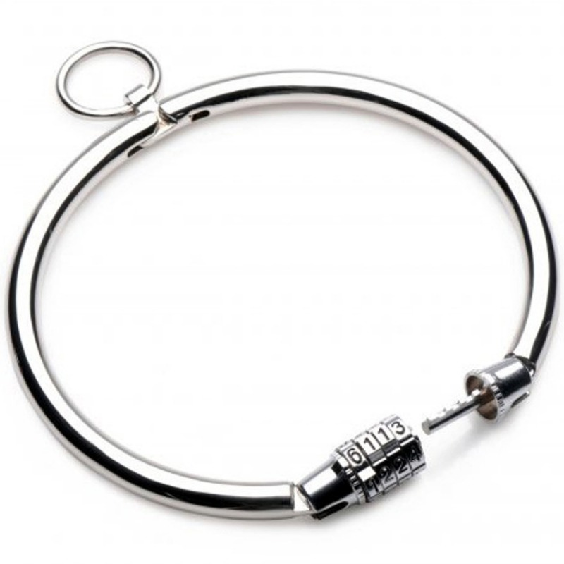 METALLO DURO - COLLANA IN METALLO CHIUSURA A COMBINAZIONE 12 CM