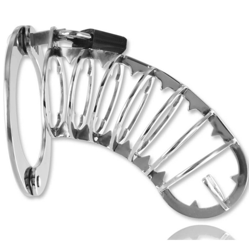METAL HARD - GABBIA PER PENE CON CHIUSURA DI SICUREZZA 14 CM