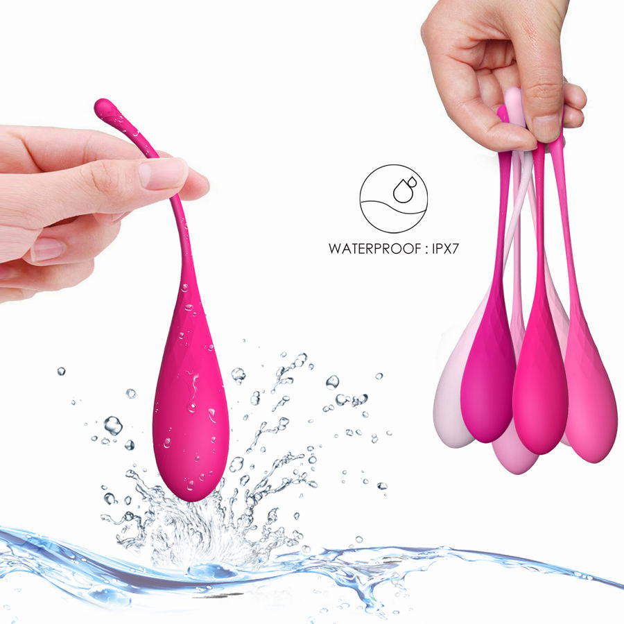 LESLIE - KEGEL FIT SET PER ALLENAMENTO MUSCOLARE PELVICO 6 PESI