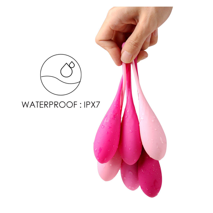 LESLIE - KEGEL FIT SET PER ALLENAMENTO MUSCOLARE PELVICO 6 PESI