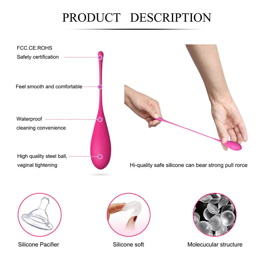 LESLIE - KEGEL FIT SET PER ALLENAMENTO MUSCOLARE PELVICO 6 PESI