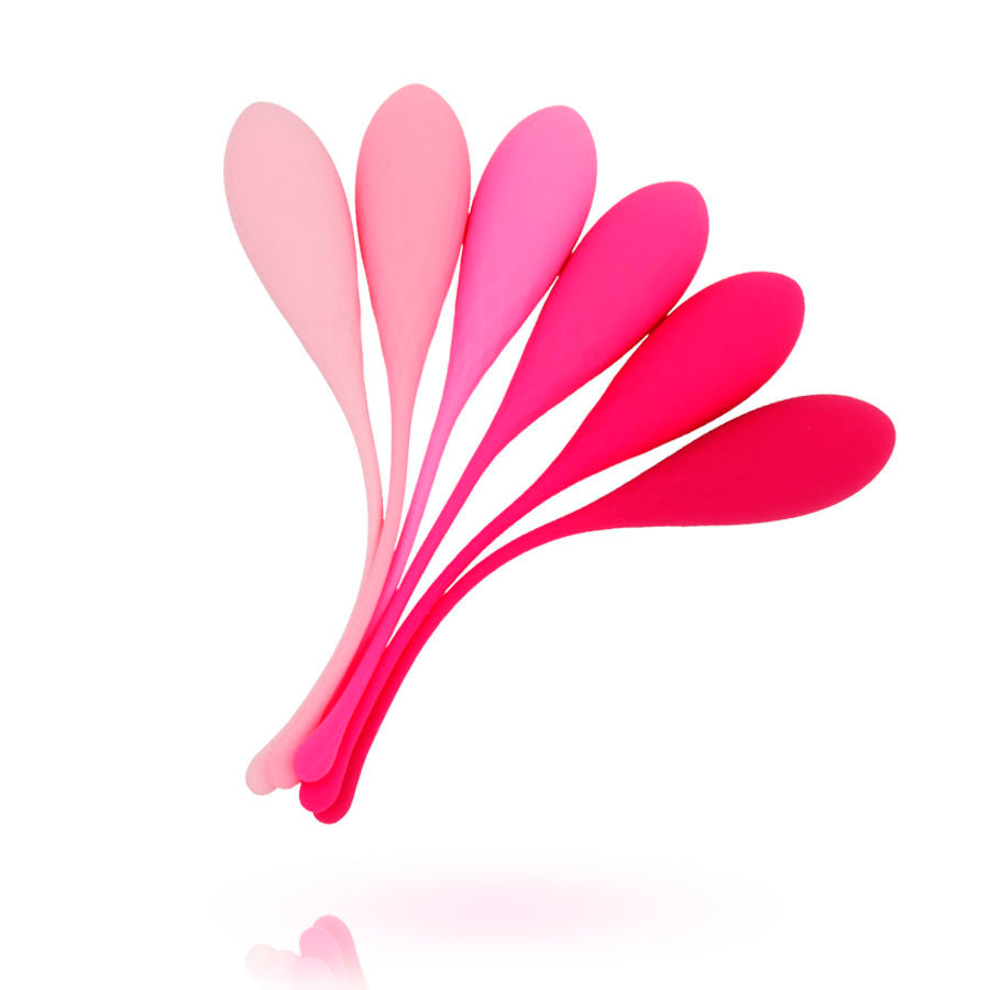 LESLIE - KEGEL FIT SET PER ALLENAMENTO MUSCOLARE PELVICO 6 PESI