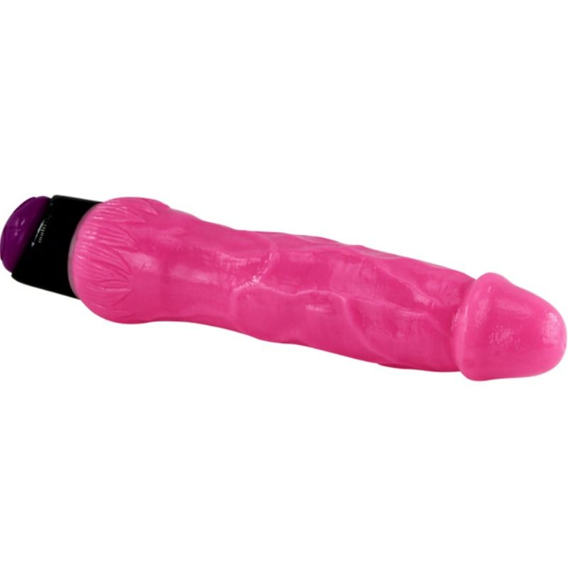 BAILE - VIBRADOR REALISTA SEXUAL COLORIDO ROSA 24 CM