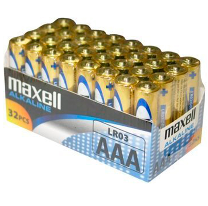 MAXELL - BATTERIA AAA LR03 CONFEZIONE DA 32 PEZZI