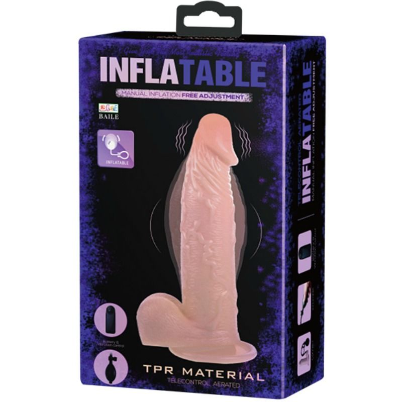 BAILE - DILDO VIBRADOR E INFLABLE REALISTA