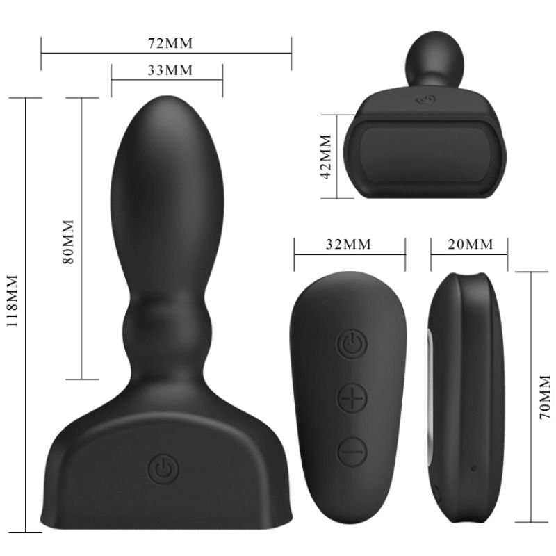 PRETTY LOVE - MARRIEL PROSTATIC VIBRATOR AND INFLATABLE