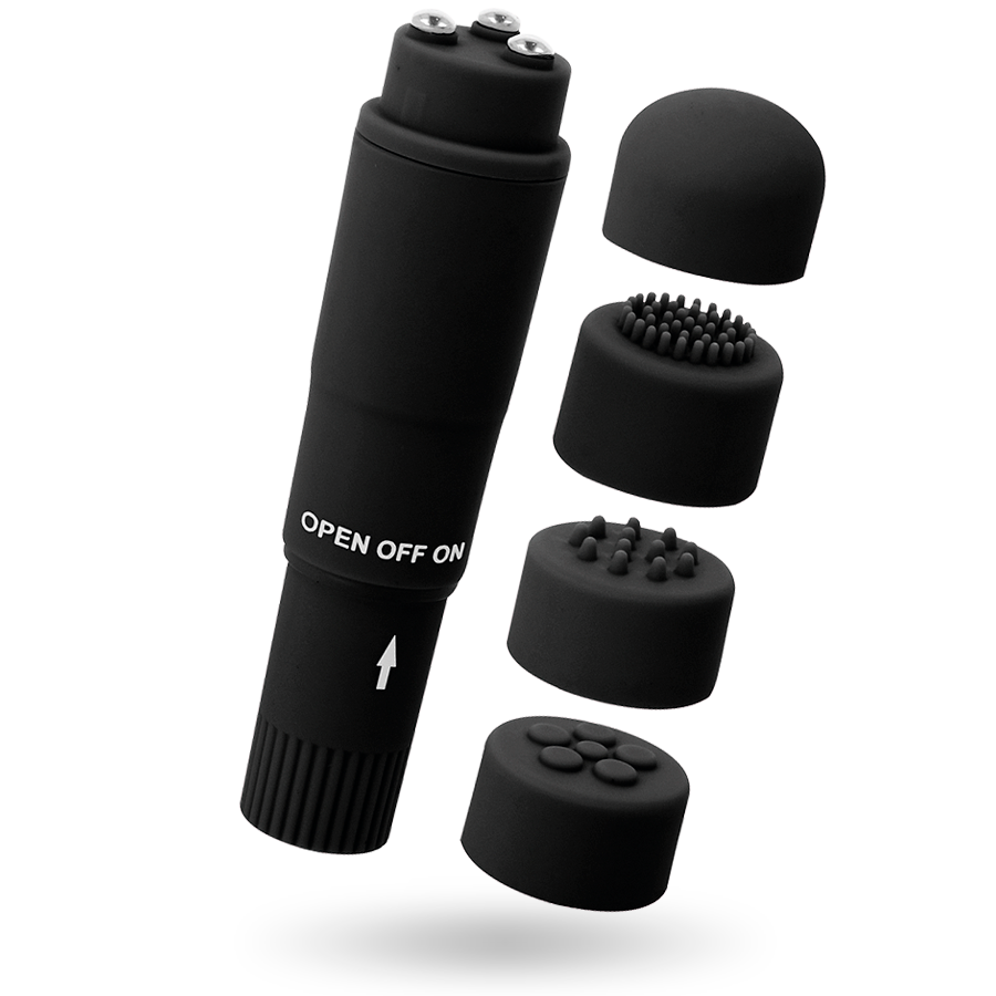 GLOSSY - KURT POCKET MASSAGER NERO