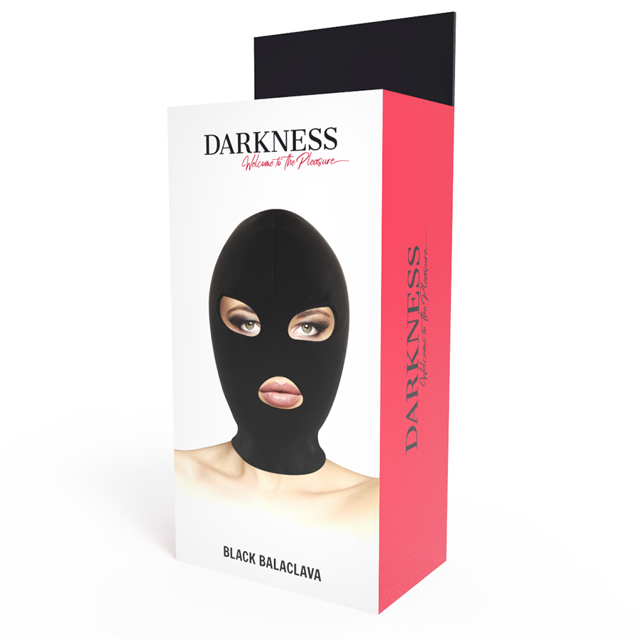 DARKNESS - MASCHERA DI SOTTOMISSIONE BDSM BOCCA E OCCHI NERI