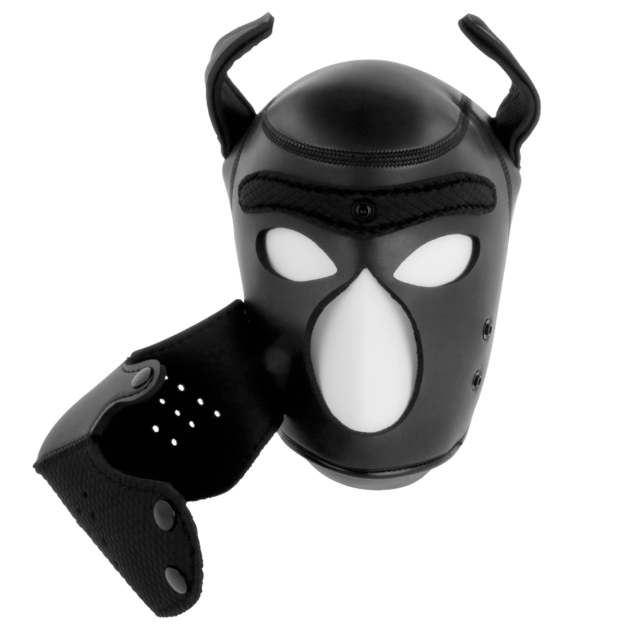 DARKNESS - MASCHERA IN NEOPRENE PER CANI CON MUSO RIMOVIBILE M