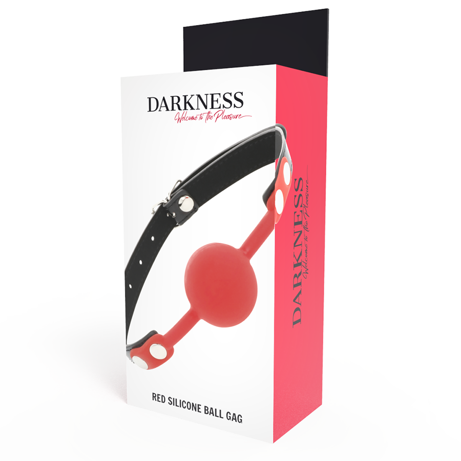 DARKNESS - BAVAGLIO IN SILICONE ROSSO