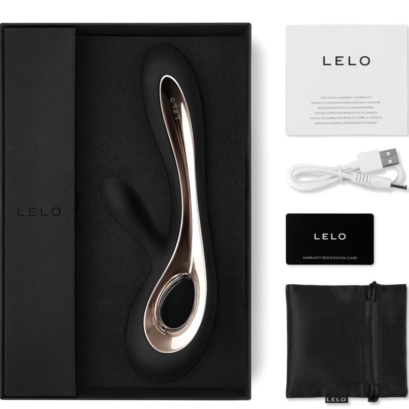 LELO - SORAYA 2 VIBRADOR CONEJO NEGRO