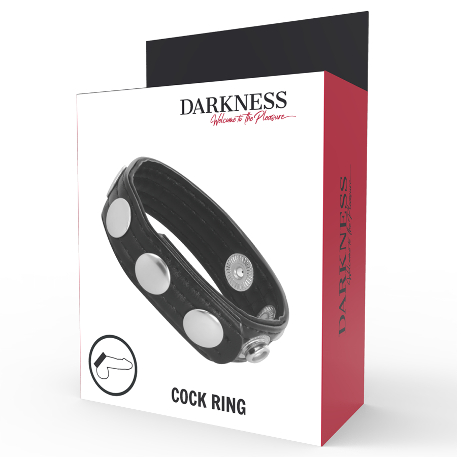 DARKNESS - ANELLO PER L'EREZIONE IN PELLE