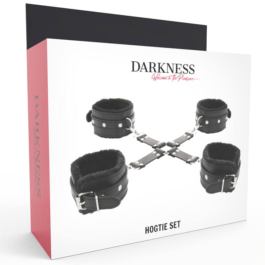 DARKNESS - MANETTE IN CUOIO PER PIEDI E MANI NERE