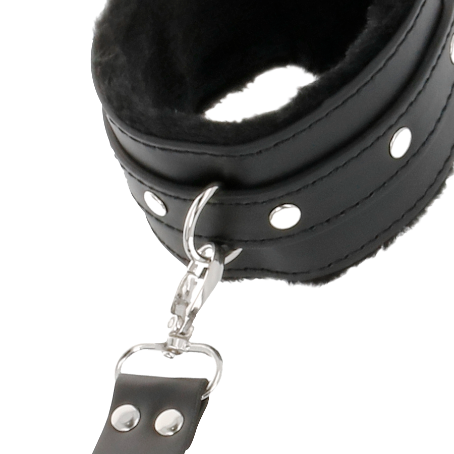 DARKNESS - MANETTE IN CUOIO PER PIEDI E MANI NERE