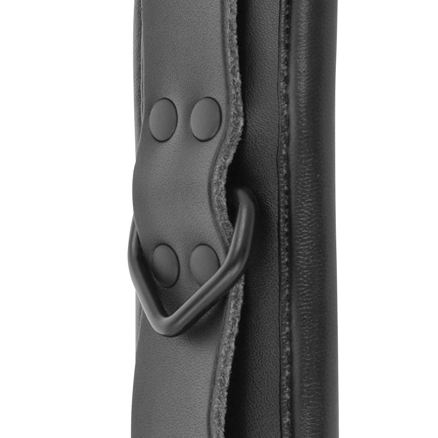 OSCURITÀ - MANETTE E COLLARE IN PELLE NERA