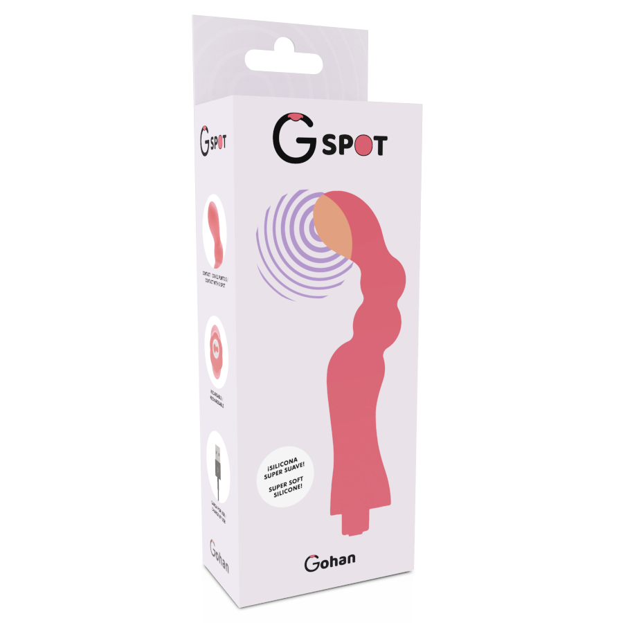 G-SPOT - VIBRATORE GOHAH ROSSO CHIARO
