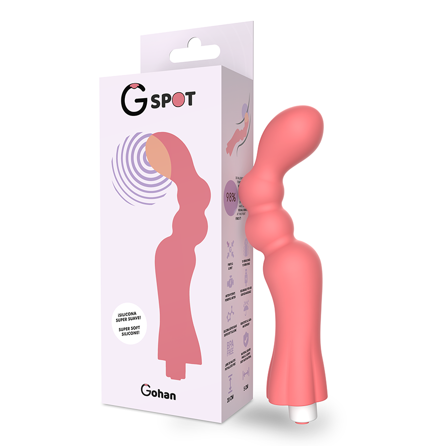 G-SPOT - VIBRATORE GOHAH ROSSO CHIARO