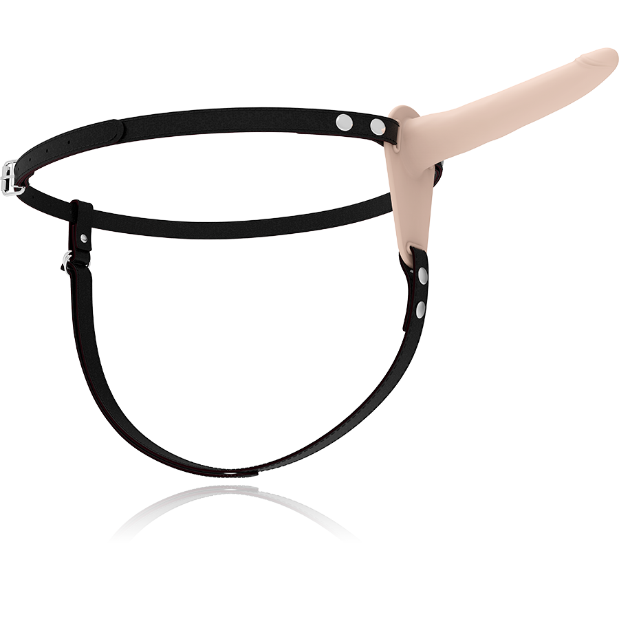 IMBRACATURA SOTTOMESSA FETISH - SILICONE CARNE 15 CM